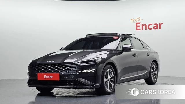 Kia K8 Hybrid 2023 Серый из Кореи