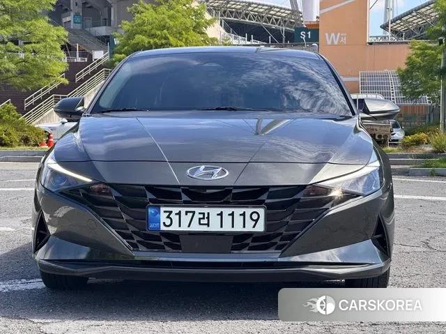 Hyundai Avante (CN7) 2021 Серый из Кореи