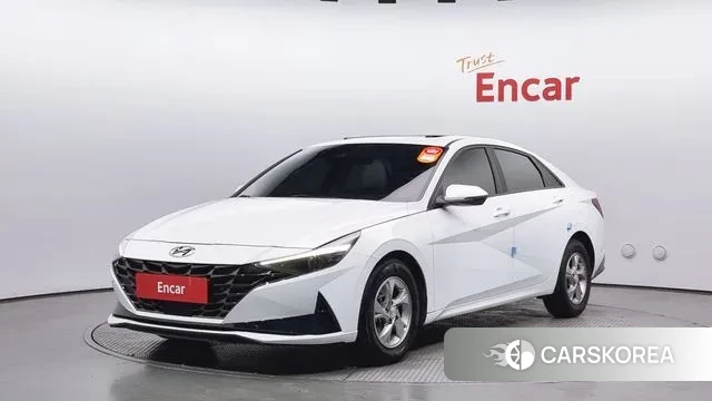 Hyundai Avante (CN7) 2020 Белый из Кореи