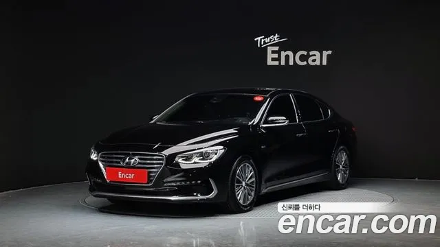 Hyundai Grandeur IG Hybrid 2018 Черный из Кореи