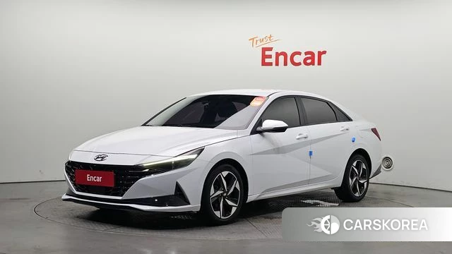 Hyundai Avante (CN7) 2020 Белый из Кореи