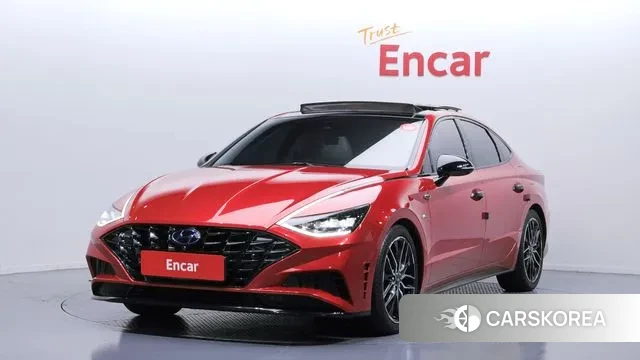 Hyundai Sonata (DN8) 2019 Красный из Кореи