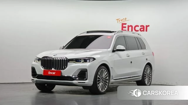 BMW X7 (G07) 2021 Белый из Кореи
