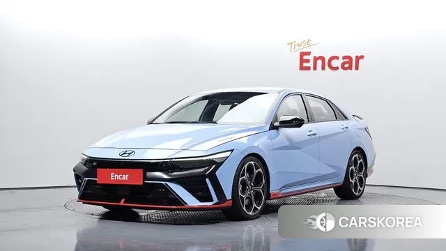 Hyundai The New Avante (CN7) 2025 Синий из Кореи