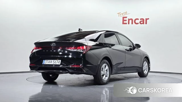 Hyundai Avante (CN7) 2021 Черный из Кореи