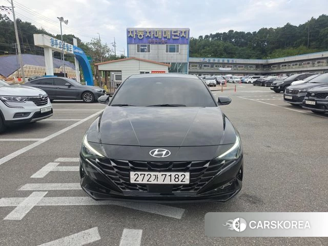 Hyundai Avante (CN7) 2021 Черный из Кореи