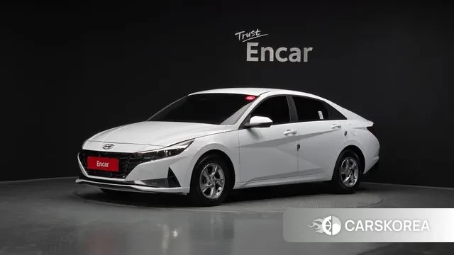 Hyundai Avante (CN7) 2022 Белый из Кореи