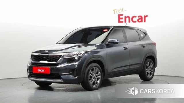 Kia Seltos 2021 Серый из Кореи