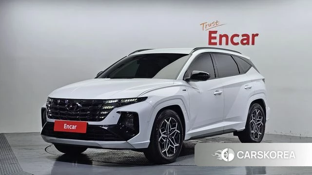 Hyundai Tucson Hybrid (NX4) 2022 Белый из Кореи