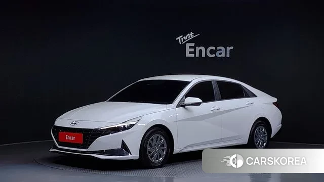 Hyundai Avante (CN7) 2020 Белый из Кореи