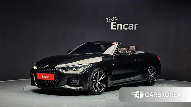 BMW 4 Series (G22) 2023 Черный из Кореи
