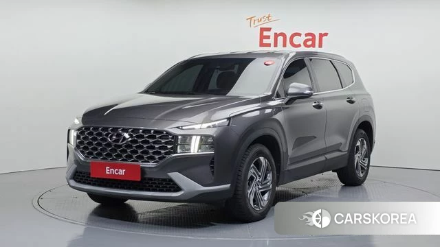 Hyundai The New Santa Fe 2022 Серый из Кореи