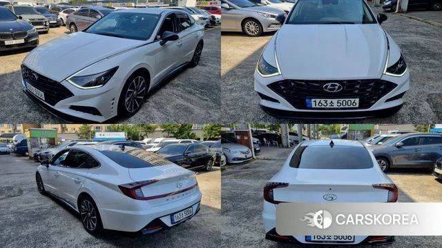 Hyundai Sonata (DN8) 2022 Белый из Кореи