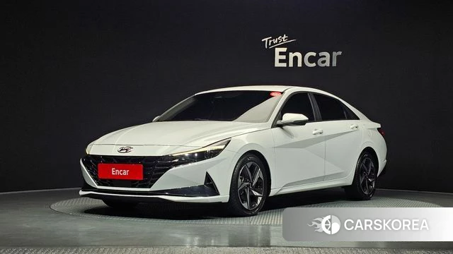 Hyundai Avante (CN7) 2020 Белый из Кореи