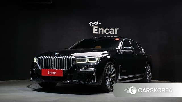 BMW 7 Series (G11) 2020 Черный из Кореи