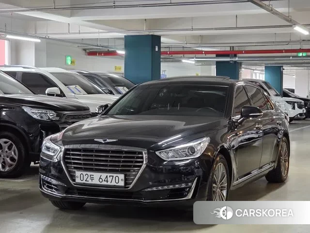 Genesis EQ900 2018 Черный из Кореи