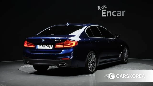 BMW 5 Series (G30) 2020 Синий из Кореи