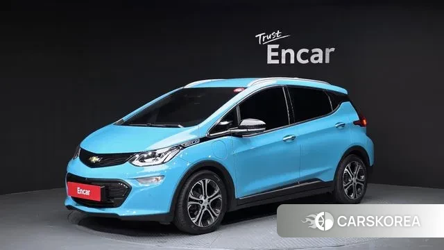 Chevrolet (GM Daewoo) Bolt EV 2021 Синий нефрит из Кореи