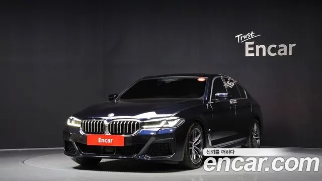 BMW 5 Series (G30) 2021 Черный из Кореи