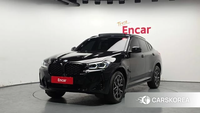 BMW X4 (G02) 2022 Черный из Кореи