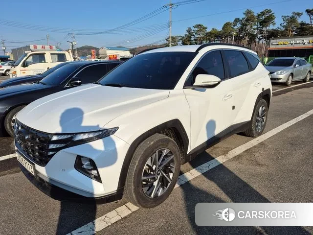 Hyundai Tucson Hybrid (NX4) 2020 Белый из Кореи