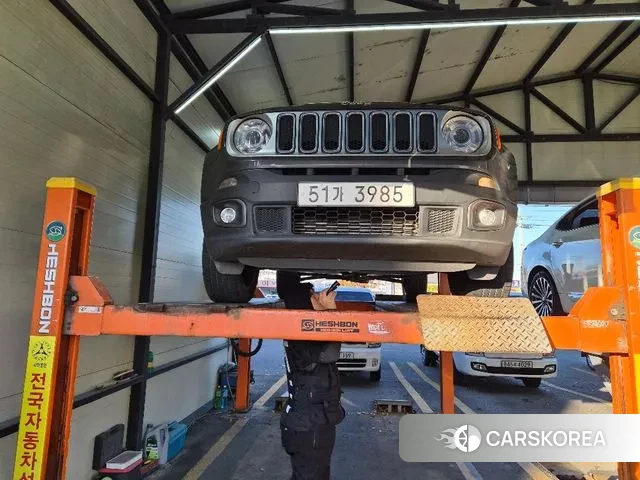 Jeep Renegade 2018 Серый из Кореи