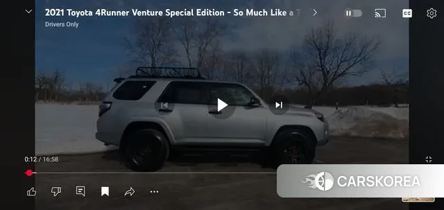 Toyota 4Runner 2021 Белый из Кореи