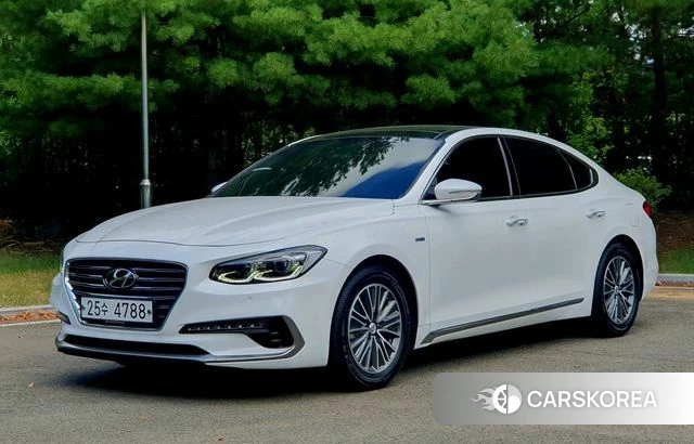 Hyundai Grandeur IG Hybrid 2018 Белый из Кореи