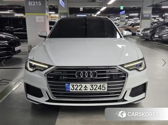 Audi A6 (C8) 2020 Белый из Кореи