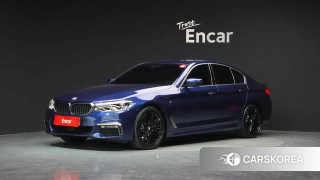 BMW 5 Series (G30) 2018 Синий из Кореи