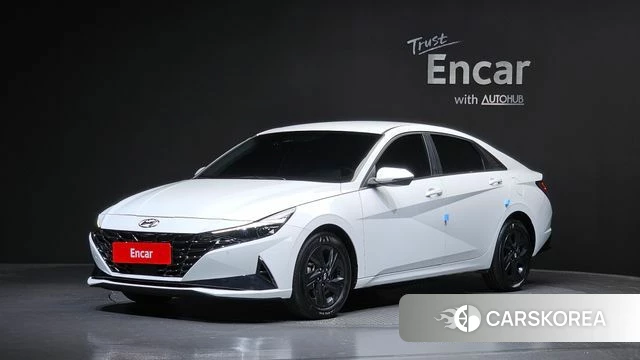 Hyundai Avante (CN7) 2022 Белый из Кореи