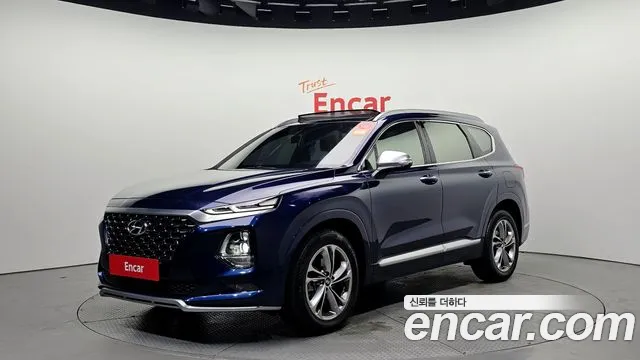 Hyundai Santa Fe TM 2019 Синий из Кореи