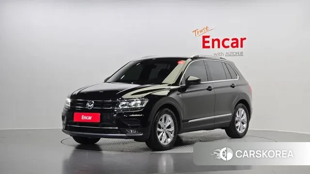 Volkswagen Tiguan second Generation 2020 Черный из Кореи