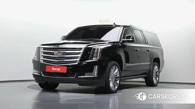 Cadillac Escalade 2018 Черный из Кореи