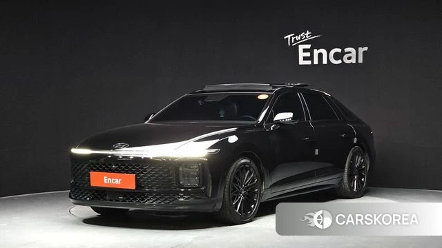 Hyundai Grandeur Hybrid (GN7) 2024 Черный из Кореи