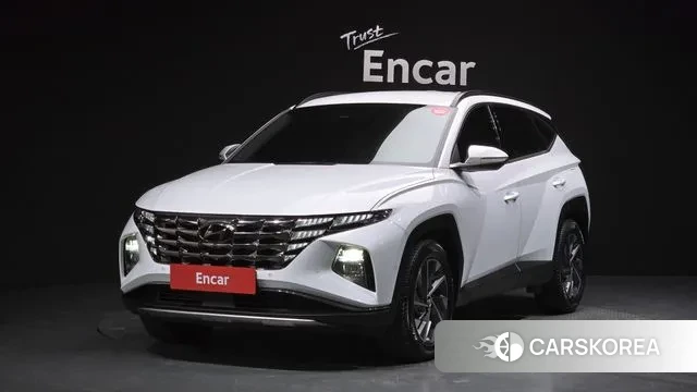 Hyundai Tucson Hybrid (NX4) 2020 Белый из Кореи