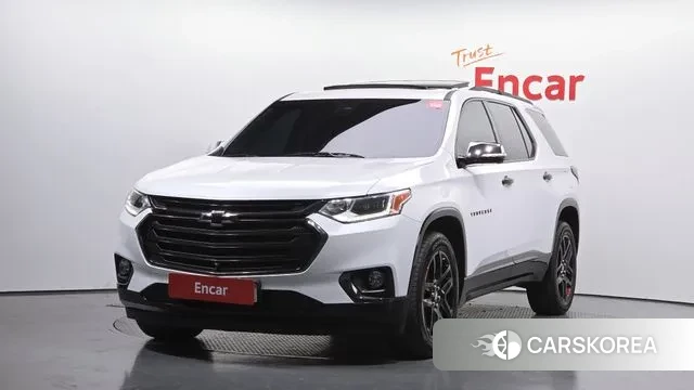 Chevrolet (GM Daewoo) Traverse 2021 Белый из Кореи