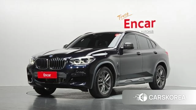 BMW X4 (G02) 2021 Черный из Кореи