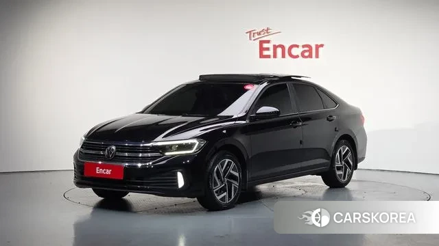 Volkswagen 7th Generation of Jetta 2022 Черный из Кореи