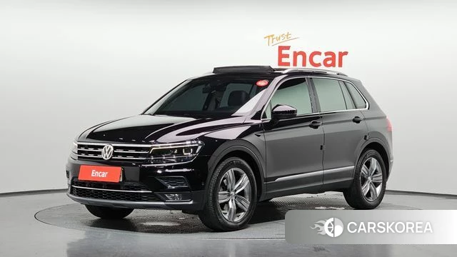 Volkswagen Tiguan second Generation 2018 Черный из Кореи