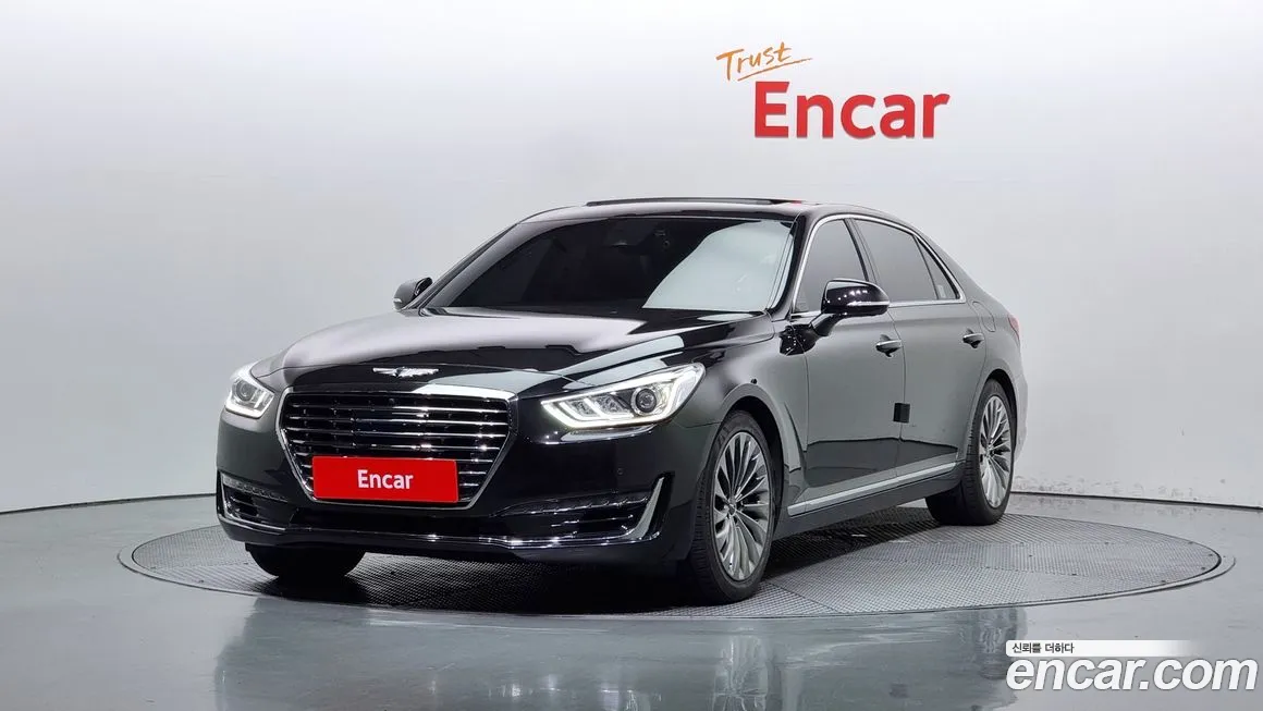 Genesis EQ900 2018 Черный из Кореи