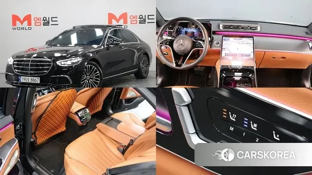 Mercedes-Benz S-Class W223 2023 Черный из Кореи