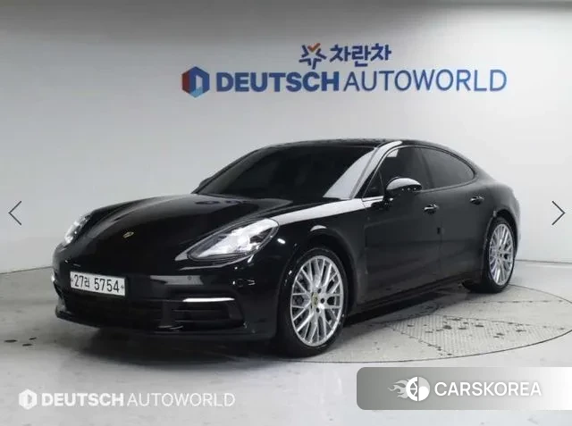 Porsche Panamera (971) 2018 Черный из Кореи