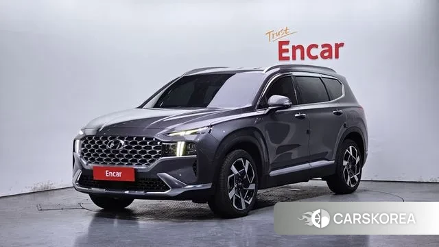 Hyundai The New Santa Fe 2021 Серый из Кореи