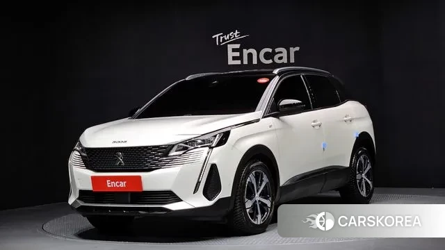 Peugeot 3008 second generation 2021 Белый из Кореи