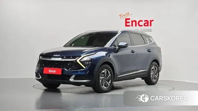 Kia Sportage 5th Generation Hybrid 2021 Синий из Кореи