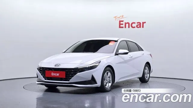 Hyundai Avante (CN7) 2020 Белый из Кореи