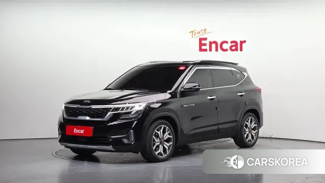 Kia Seltos 2019 Черный из Кореи