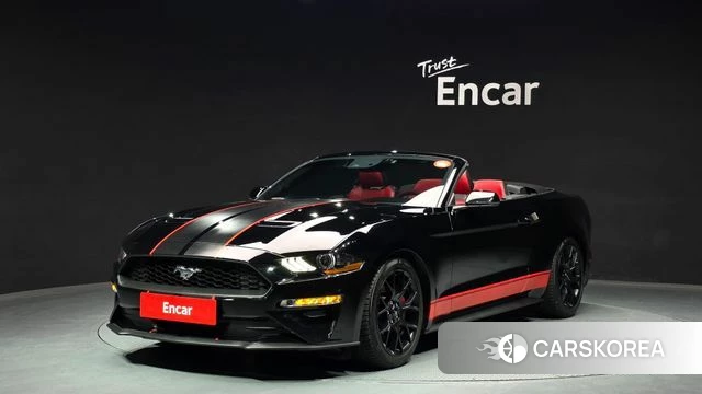 Ford Mustang 2019 Черный из Кореи
