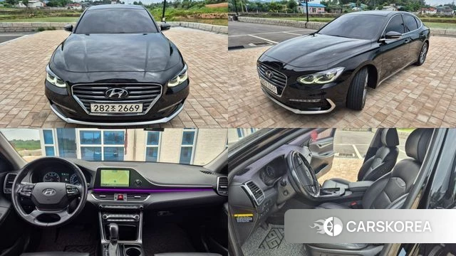 Hyundai Grandeur IG 2019 Черный из Кореи